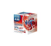 Linea Act Vita Act Ferro e Vitamina C - Integratore per la stanchezza, 60 capsule