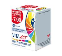 Linea Act Vita Act - Integratore alimentare multivitaminico per il benessere, 30 compresse