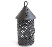 LINEA AFRICA CRUCCOLINI LANTERNA PORTA CANDELA in ferro intrecciato