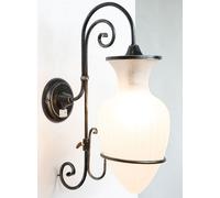 LINEA ANFORA CRUCCOLINI APPLIQUE in metallo e vetro ghiaccio 1 luce