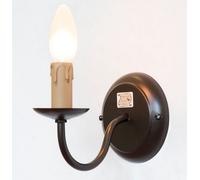 LINEA ASSISI CRUCCOLINI APPLIQUE in ferro battuto 1 luce