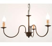 LINEA ASSISI CRUCCOLINI LAMPADARIO in ferro battuto 3 luci