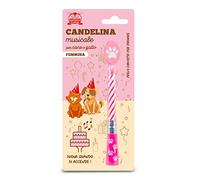Linea Azzurra CANDELA MUSICALE PER CANE E GATTO FEMMINA (ART.