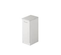 Linea Azzurra Mobile Bagno Base a Un'Anta Mobile in Legno Elegante e Funzionale. Mobile Lavanderia da 36x85,5x50 cm Mobiletto per Soggiorno, Cucina, Corridoio Mobile 100% Made in Italy
