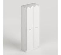 Linea Azzurra Scarpiera Gabriella Mobile Portascope a 2 Ante con Ripiani in Legno 180x71x38 cm Armadio Multiuso Organizzatore Porta scarpe Made in Italy