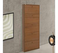 Linea Azzurra Scarpiera Serena in Legno 5 Ante e Ripiani 180x65x15cm Made in Italy per Ingresso, Soggiorno, Camera da Letto