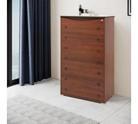 Linea Azzurra Settimino Maxi Cassettiera Camera da Letto in Legno Nobilitato Melaminico 7 Cassetti rinforzati Guide Metalliche 127x76x41cm Made in Italy