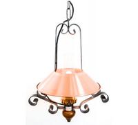 LAMPADE LINEA BAITA LUCERNA LANTERNA A SOSPENSIONE CON CAPPA IN RAME
