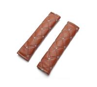 (linea bianca sulla pelle del caffÃ¨)Coprispalla per cintura di sicurezza per auto abbinato Decorazione