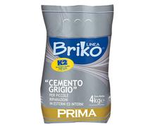 LINEA BRIKO CEMENTO GRIGIO KG. 4x4 PER PICCOLE RIPARAZIONI DA INTERNO ED ESTERNO