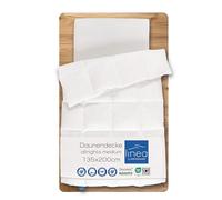 LINEA by Böhmerwald - allnights - Coperta morbida, pesantezza media, 100% piume e piumino, anallergica, lavabile fino a 60 °C, prodotta in Germania, 135 x 200 cm
