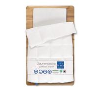 LINEA by Böhmerwald - comfort - Piumone confortevole, caldo, 90% piumino/10% piuma di classe 1, anallergico, lavabile fino a 60 °C, prodotto in Germania, 220 x 240 cm
