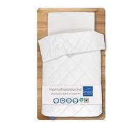 LINEA by Böhmerwald - Exclusive - Coperta in 100% Pelo di Cammello, Molto Calda, anallergica, Non necessita di Pulizia, Non Lavabile in Lavatrice, Prodotta in Germania, 200 x 200 cm