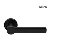 LINEA CALì MANIGLIA PER PORTA INTERNA MODELLO TOKEN NERO OPACO RAL 9005