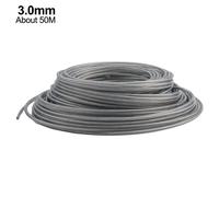 Linea cavo filo in acciaio lunga durata 3 mm per taglierine a spazzola lunghezza