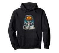 Linea certificata Dog Danger Lineman Life Felpa con Cappuccio