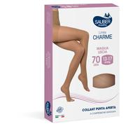 Linea Charme 70D Collant Punta Ap. Nero Tg.3 Sauber