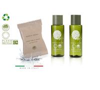 Linea cortesia Bagno 10 Set shampoo+bagnoschiuma+saponetta Geneva Green hotel
