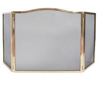 LINEA DANY CRUCCOLINI PARASCINTILLE in ottone cm. 101,5 con pannelli laterali