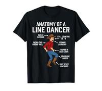 Linea Danza Anatomia Linea Danza Linea Danzatrice Maglietta
