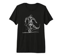 Linea d'Arte del Ragazzo Calciatore Maglietta Premium