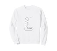 Linea d'Arte per la Meditazione Consapevole - Zen Minimalista Felpa