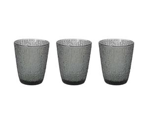 Linea Davor Grigio Set 3 Bicchieri Da Acqua 280 Cc Colore Grigio Chiaro