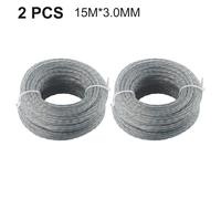 Linea decespugliatore in plastica ad alta resistenza due set da 15 m ciascuno pe