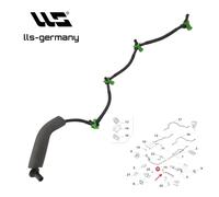 Linea Del Carburante per Peugeot 206+207 208 308 Expert Partner 1.6 HDI 1574.JK