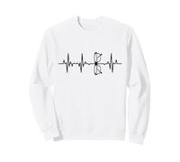 Linea del Cuore di Chi Indossa Gli Occhiali Felpa