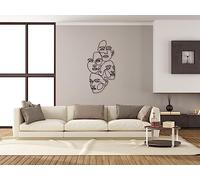 Linea dell’amore murale, Quadro moderno soggiorno, Arte minimalista, Decorazione 3D Murali in legno, Quadretti da parete in nero e oro, Decorazioni moderni muro per salotto, camera da letto, casa