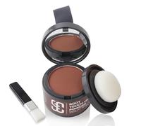 Linea di capelli istantanea in polvere, linea di capelli shadow, copertura per capelli Touch Up polvere per capelli sottili per donne radici dei capelli Touch Up polvere copertura up(Rosso Marrone)