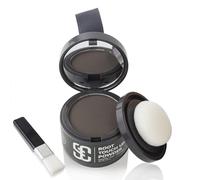 Linea di capelli istantanea in polvere, linea di capelli shadow, copertura per capelli Touch Up polvere per capelli sottili per donne radici dei capelli Touch Up polvere copertura up(Marrone scuro)