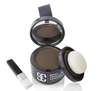 Linea di capelli istantanea in polvere, linea di capelli shadow, copertura per capelli Touch Up polvere per capelli sottili per donne radici dei capelli Touch Up polvere copertura up(Marrone medio)