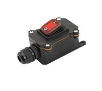 Linea di commutazione di tipo navale impermeabile ad alta potenza 24V 220V da 30 A con corrente elevata modificata e installata con scatola di cablaggio esterna(24V-1-outlet,3pcs)