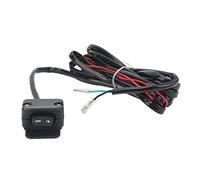 Linea di Controllo del Manubrio, 3metri Metallo + Gomma Kit Interruttore a Bilanciere per Verricello, Comandi Manubrio per Impieghi Gravosi per ATV UTV