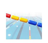 Linea di demarcazione con boa, recinzione di sicurezza for corsie di piscine, corda di separazione acque profonde/basse, facile da installare for parchi acquatici sulla spiaggia(Nylon Rope,15 meter)