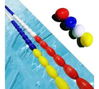 Linea di galleggiamento per piscina, corda divisoria di sicurezza per piscina, linea di galleggiamento in plastica per piscine, sorgenti termali e spiagge poco profonde, accessori per piscina(Nylon,15