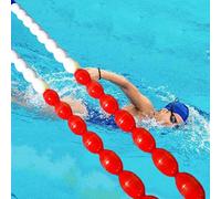 Linea di galleggiamento per piscina, corda divisoria di sicurezza per piscina, linea di galleggiamento in plastica per piscine, sorgenti termali e spiagge poco profonde, accessori per piscina(Steel wi