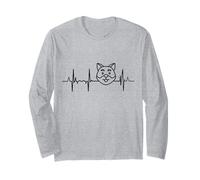 Linea di impulsi per cani I Love Shiba Inu Maglia a Manica
