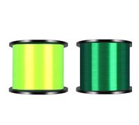 Linea Di Pesca In Nylon Monofilamento Da 1000M 2 Pezzi Super Resistente Principale Invisibile Accessori For La In Acqua Salata(Yellow Green,0.370mm-5.0)