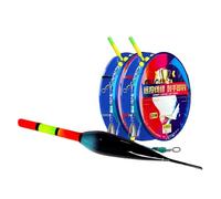 Linea Di Pesca Pre-Negata - Galleggiante Luminoso Automatico Pronto Multiuso | Kit Linea Di Pesca per Acqua E Salata - per Adulti Esperti Appassionati Principianti Amatoriali E Donne