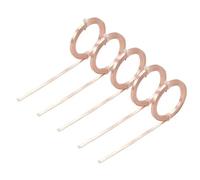 linea di processo di alluminio, 5 pezzi di filo di alluminio piatto multicolore da 3-5 mm for la creazione di gioielli fai da te, 2 m for rotolo(Peachpuff,3mm)