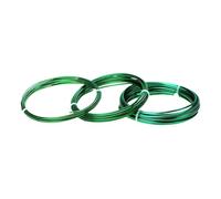 linea di processo di alluminio, Filo di alluminio for gioielli e floristica, 1,0-3,0 mm, multicolore, rotolo da 5 m, for la creazione di gioielli fai da te(Dark Green,2.00mm)