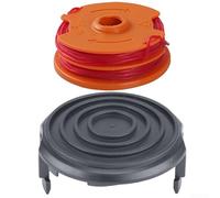 Linea di ricambio per bobine di tagliabordi, con copertura del tappo,Compatibile per Ozito per LTR529U per Worx WG119E String Trimmer Parts