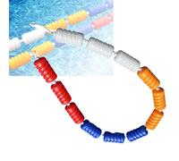 Linea di separazione galleggiante per corsie di sicurezza in piscina con boe - Corda di sicurezza resistente per piscine, ideale per piscine interrate, zone con acque basse e profonde, filo d'acciaio