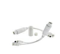 Linea di splitter POE impermeabile standard Alimentazione da 48 V a 12 V Alimentatore con interruttore plug-in diretto con cappuccio impermeabile standard da 100 M(AK520G-5V2.4A)
