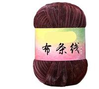 Linea di tessuti in seta Flash Gold e Argento da 100 g for progetti tessuti a mano fai da te - Filato versatile for borse a vento, ganci e scarpe(819saffron)