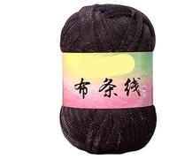 Linea di tessuti in seta Flash Gold e Argento da 100 g for progetti tessuti a mano fai da te - Filato versatile for borse a vento, ganci e scarpe(816NightPurple)