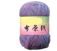 Linea di tessuti in seta Flash Gold e Argento da 100 g for progetti tessuti a mano fai da te - Filato versatile for borse a vento, ganci e scarpe(824GlitterBlue)